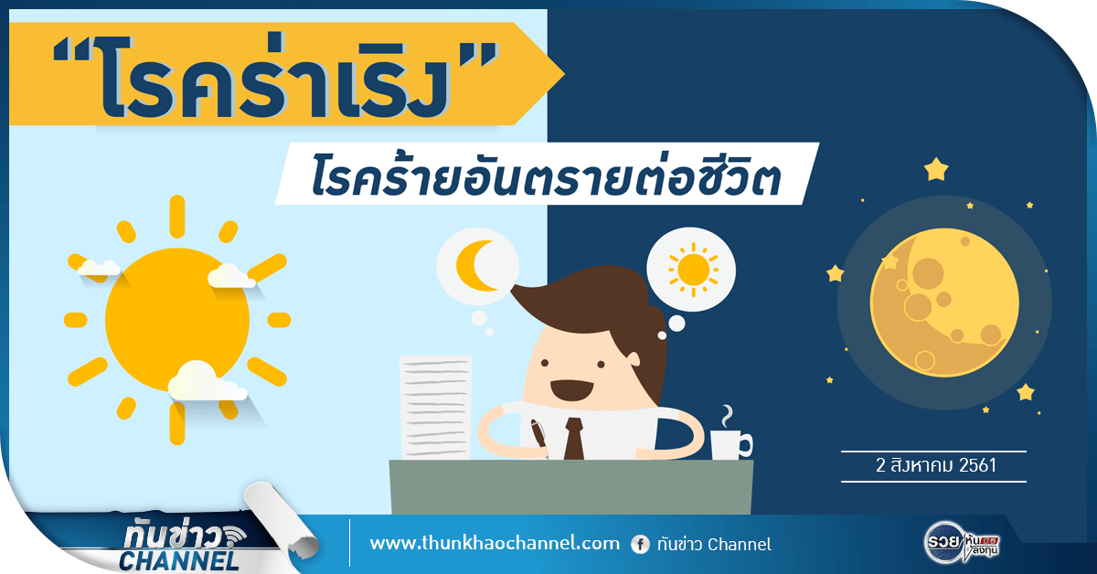 ทันข่าวสุขภาพ | โรคร่าเริง โรคร้ายอันตรายต่อชีวิต
