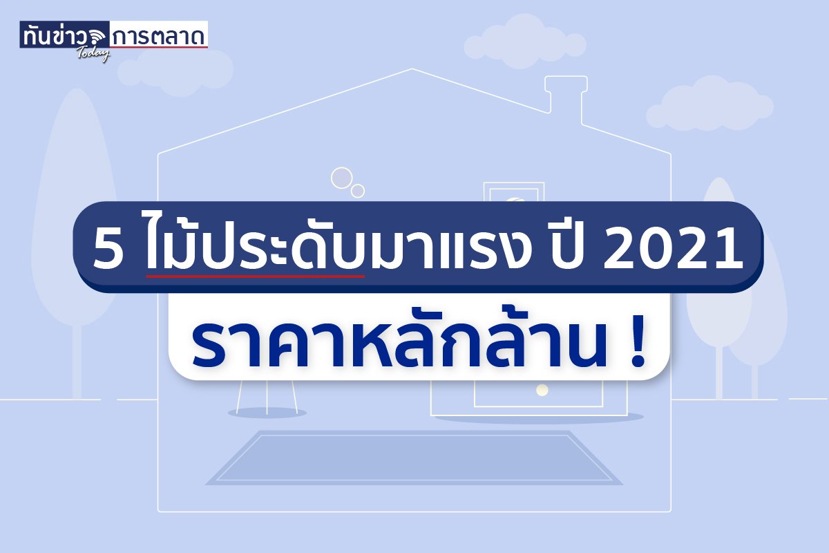 5 ไม้ประดับมาแรง ปี 2021  ราคาหลักล้าน !