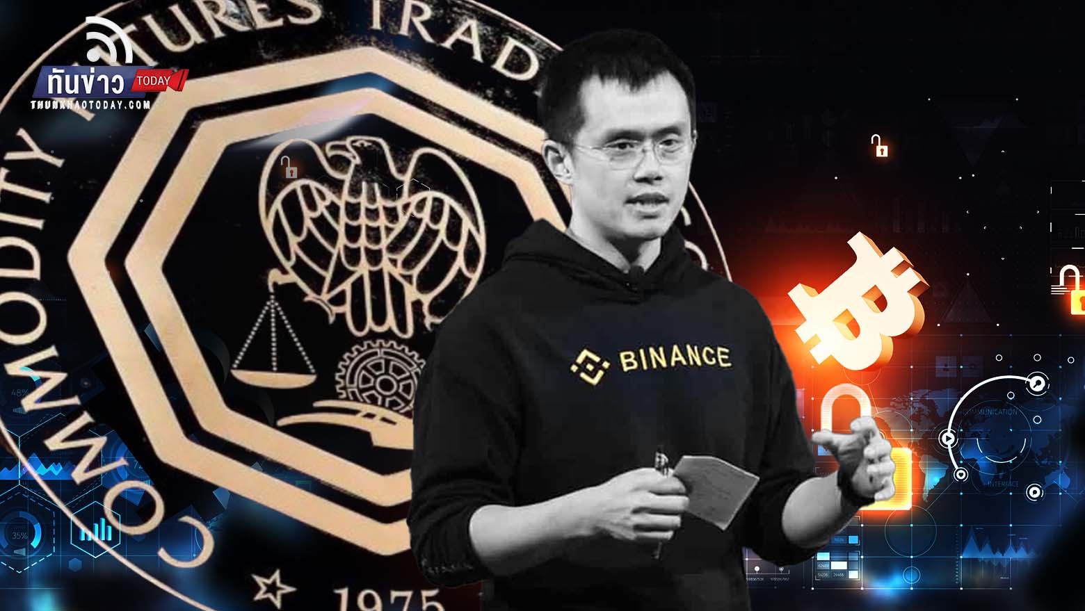 CFTC สหรัฐฯ ฟ้อง Binance ทำ Bitcoin ร่วงหนักต่อเนื่อง